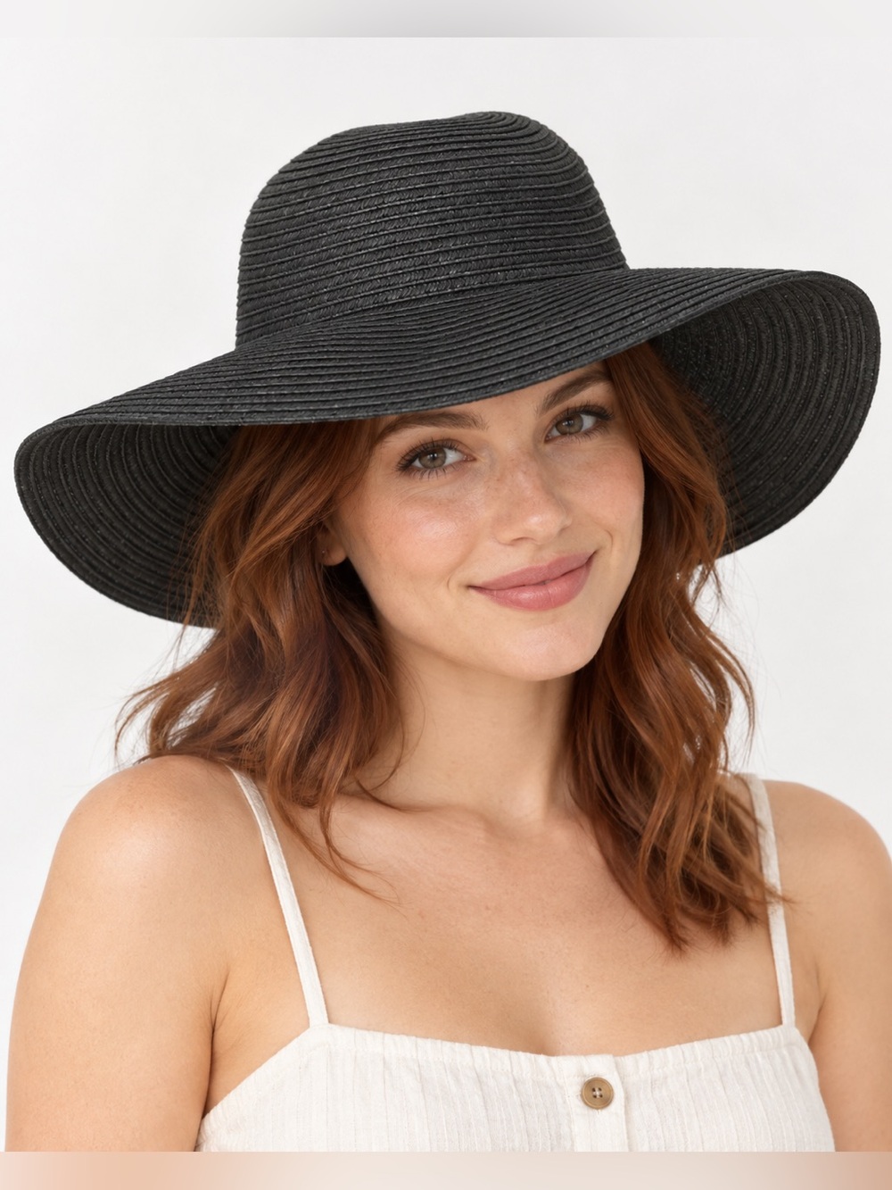 Floppy straw hat size Medium